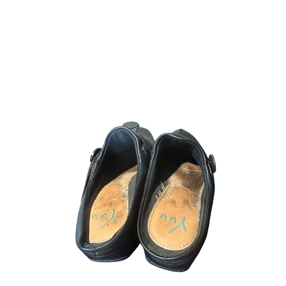 YUU Womens Clogs Black Sz 7 Shoes Bethanee Slip On Embossed Comfort Boho - Picture 8 of 10